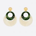 By Moonlight Earrings Alabaster and Jade