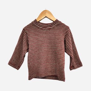 Sweater Burgundy/Grey Stripe