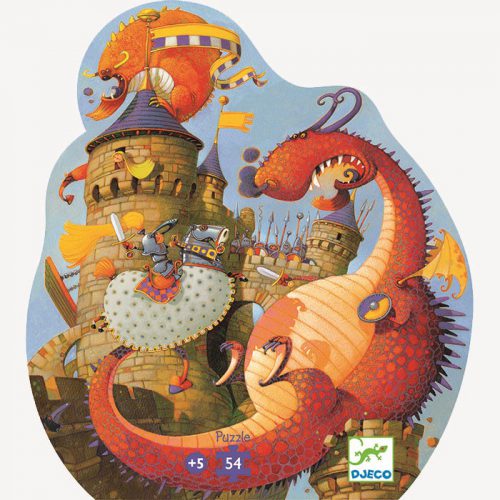 Vaillant and the Dragons Silhouette Puzzle
