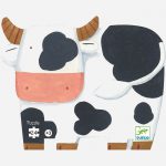 The Cows on the Farm Silhouette Puzzle