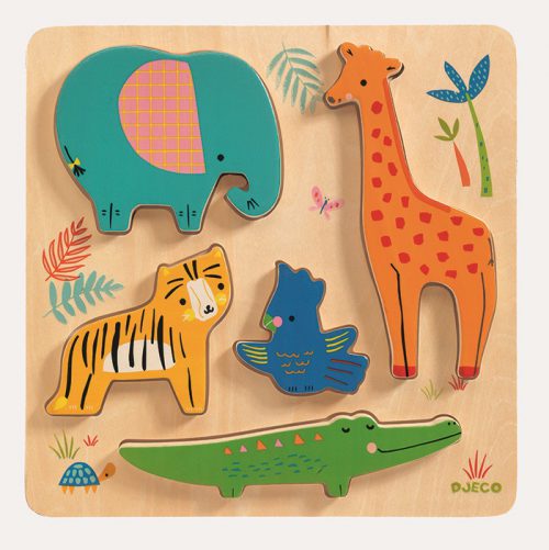 Woodyjungle Wooden Relief Puzzle
