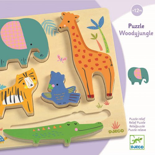 Woodyjungle Wooden Relief Puzzle - Image 2