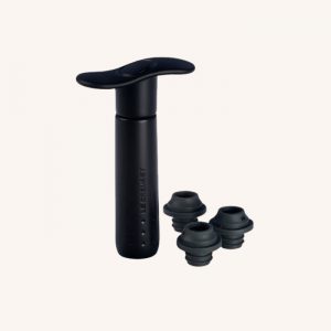 Wine Pump Set Black