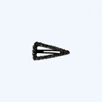 Irina Triangle Hairclip Black