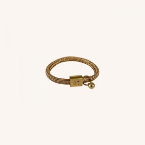 Poppy 2-in-1 Elastic Hair/Wristband Gold
