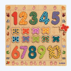Wooden Educational Number Puzzle