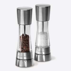 Derwent Stainless Steel Salt & Pepper Gift Set