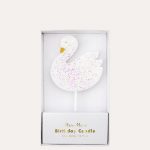 Large Swan Candle
