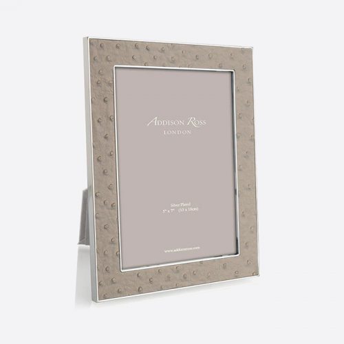 Shadow Faux Ostrich Leather Frame