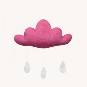 Small Clouds Mobile Pink