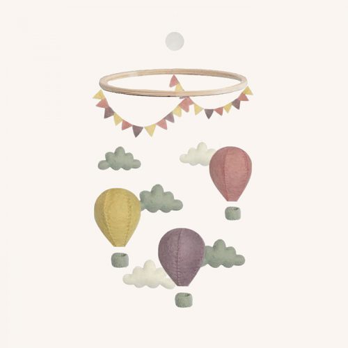 Air Balloon Mobile Pastel