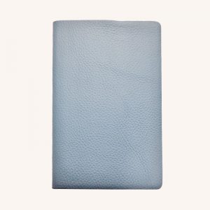 Leather Pocket Notebook Light Blue