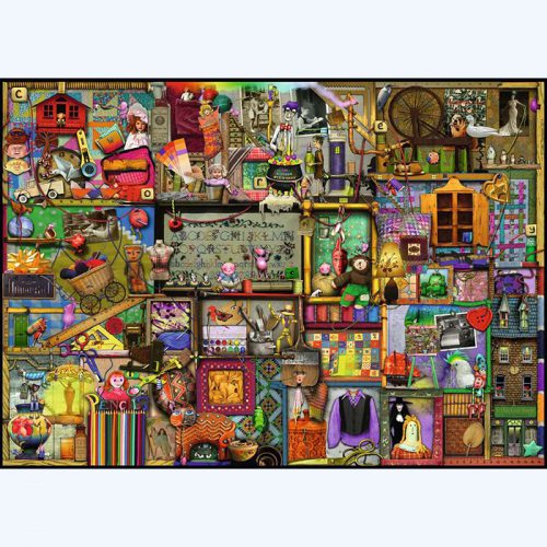 Colin Thompson's The Craft Cupboard Jigsaw Puzzle - Image 2