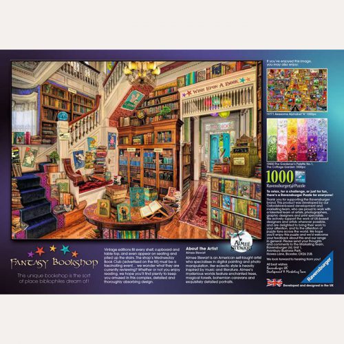 The Fantasy Bookshop Jigsaw Puzzle - Image 3