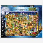 World Landmarks by Night Jigsaw Puzzle