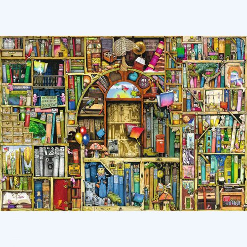 Colin Thompson's The Bizarre Bookshop Jigsaw Puzzle - Image 2