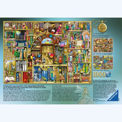 Colin Thompson's The Bizarre Bookshop Jigsaw Puzzle - Image 3