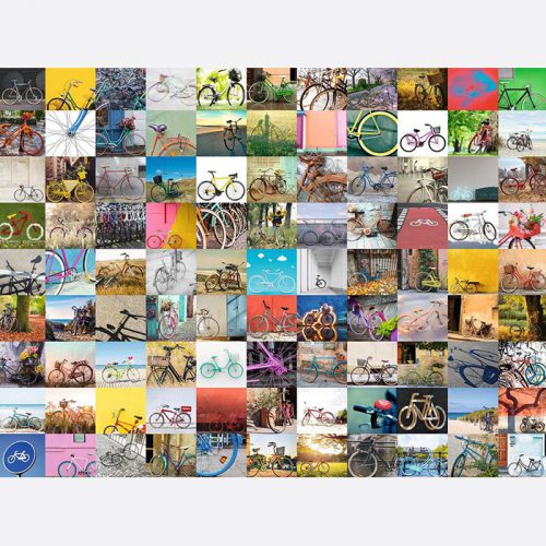 99 Bicyles Jigsaw Puzzle - Image 2