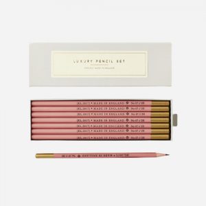 Luxury Boxed Pencils Dark Pink