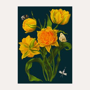 Yellow Tulips Card
