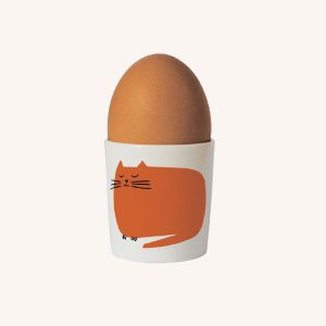 Happiness Egg Cup Catnap Orange