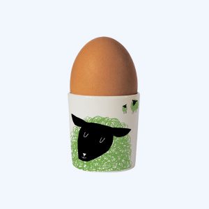 Happiness Egg Cup Sheep Green