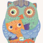 Hello Owl Silhouette Puzzle