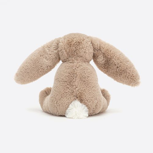 Bashful Beige Bunny Wooden Ring Toy - Image 2