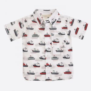 Summer Woven Shirt Boats