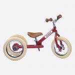 Steel 2 in 1 Balance Bike/Trike Vintage Red