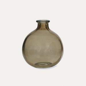 Chestnut Clearwell Glass Bud Vase