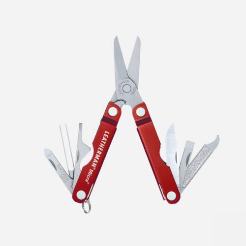 Micra Keychain Multi-Tool Red