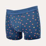 Cotton Boxer Briefs Blue Mapple