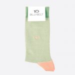 Stripe Cotton Socks Pistachio