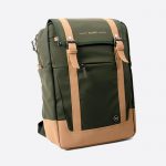 Waterproof Rectangular Khaki Backpack