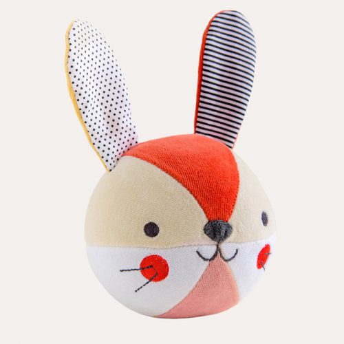 Organic Bunny Soft Chime Ball