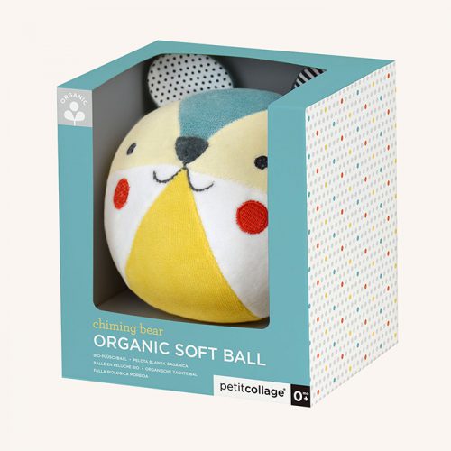 Organic Bear Soft Chime Ball - Image 2