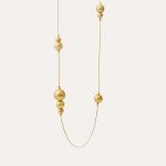 Tabitha Multi Ball Necklace Gold