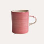 Handmade Demi Mug Rose Plain Wash