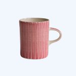 Handmade Demi Mug Rose Sgraffito