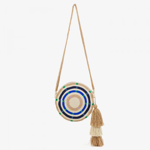 Mola Asa Larga Clutch Fuchsia & Purple