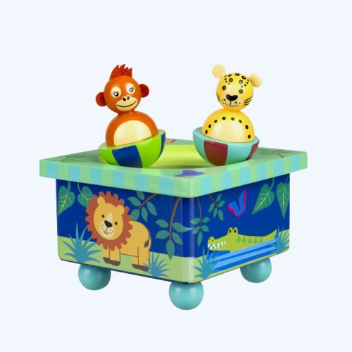 Jungle Animals Music Box