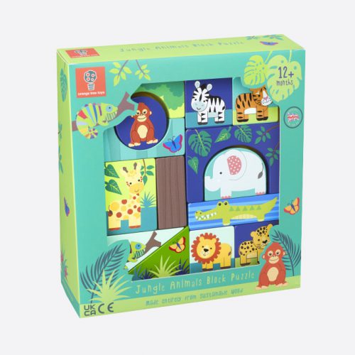 Jungle Animals Block Puzzle Tray - Image 6
