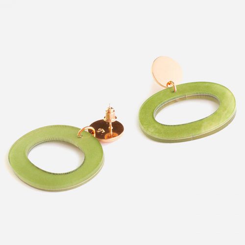 Ohs Earrings Jade Stone - Image 2