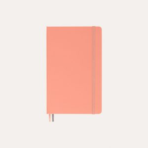 Large Bullet Notebook Coral Pink Hard Cover
