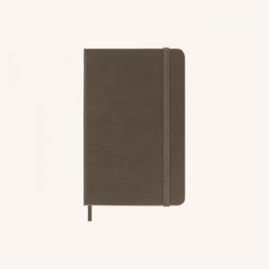 Pocket Ruled Notebook Earth Brown Hard Cover