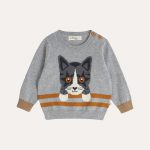 Eccentric Knitted Cat Sweater Grey