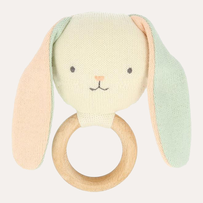 Bunny Baby Rattle - The Silver Pear