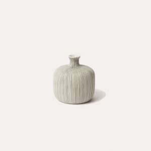Bottle Grey Small Vase