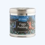 Figgy Pudding Scented Christmas Tin Candle